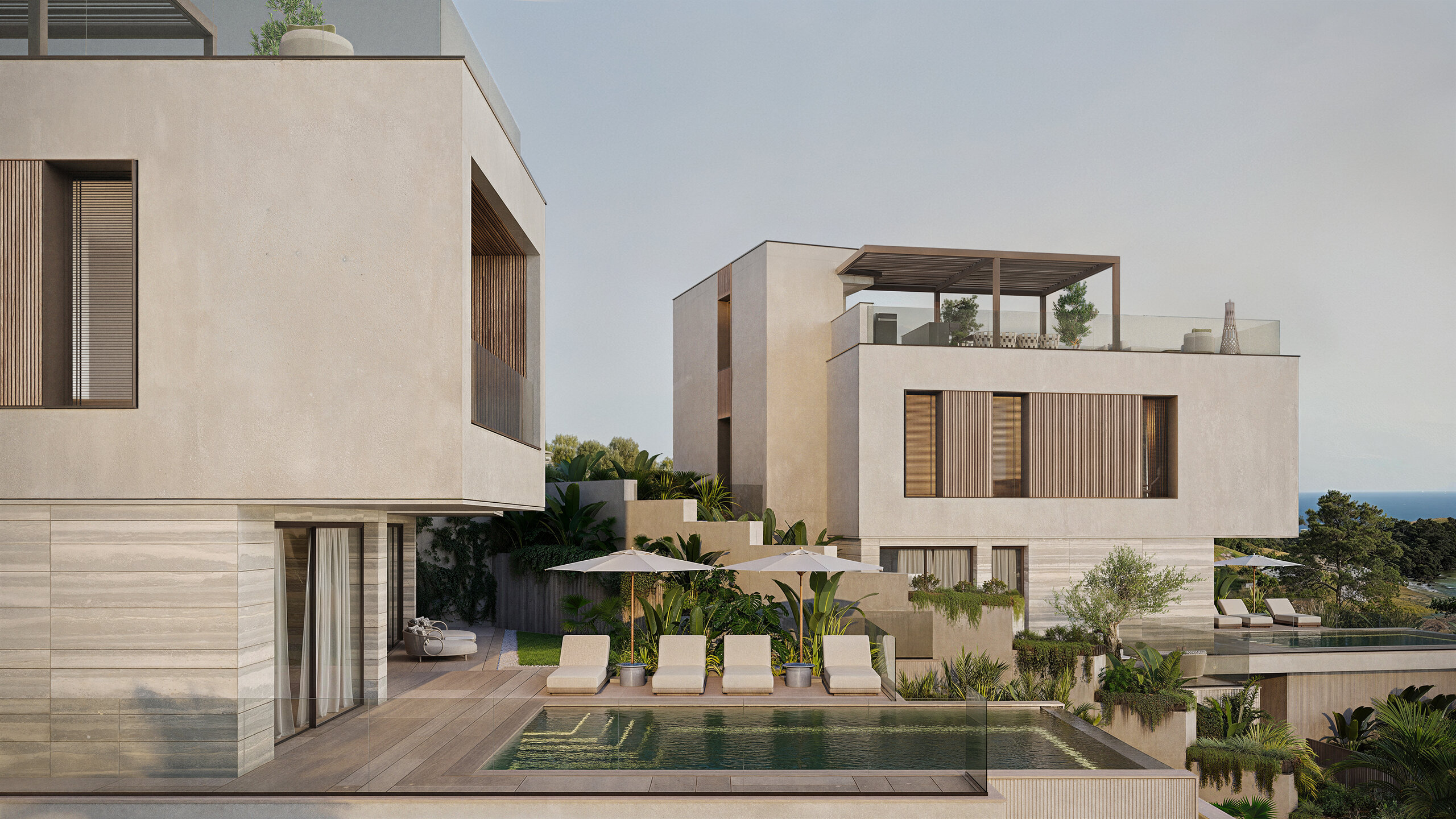 Villa exterior daylight 6
